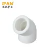 IFAN PPR pipe fittings, all-plastic elbow L75x45° PPR elbow, factory direct sales Application Scenario